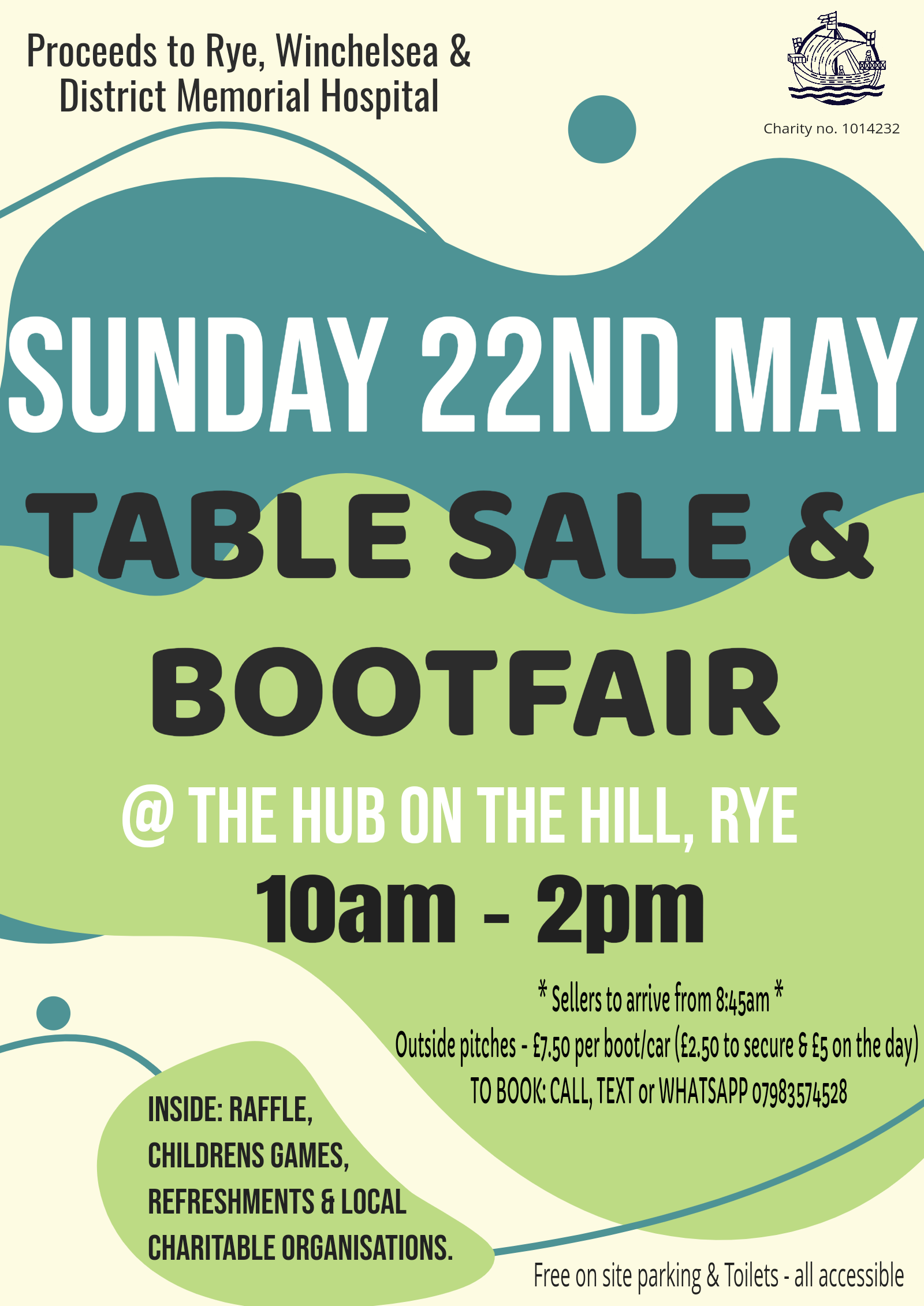 Table Sale & Boot Fair poster