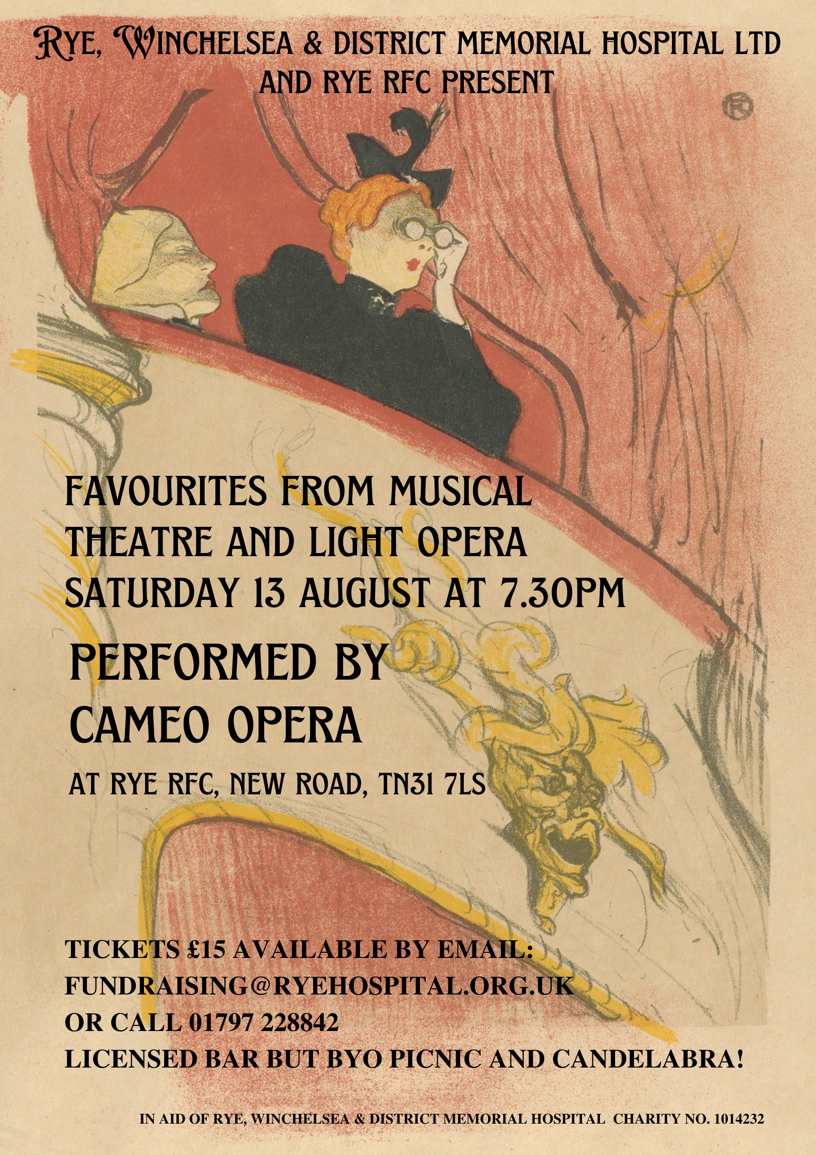 Musical Theatre & Opera Evening Poster